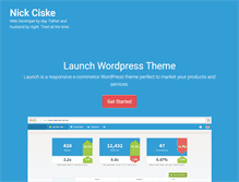 Tablet Screenshot of nickciske.com